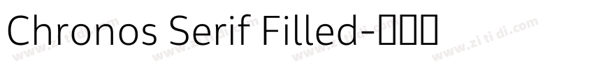 Chronos Serif Filled字体转换 Chronos Serif Filled字体转换